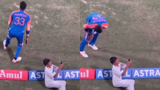 Hardik Pandya, Ball Boy