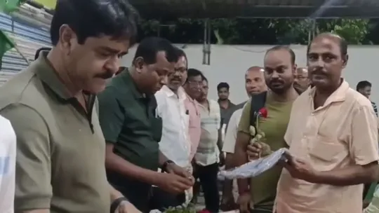 tmc mla honored bald people distributed gifts west bengal unique initiative viral