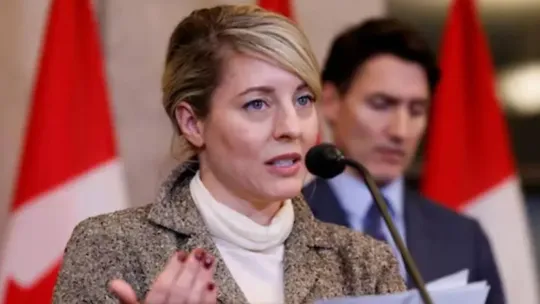 Canada's Minister of Foreign Affairs, Melanie Joly