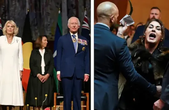 Australian senator heckles King Charles at parliament (photo:reuters)