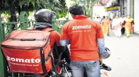 X user Radhika Bajaj Zomato Delivery Agent