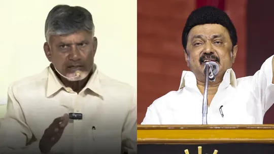 Chandrababu Naidu and MK Stalin