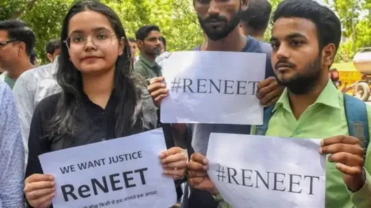 NEET Protesters