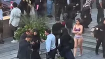 iran woman protesting