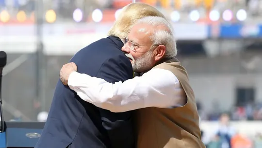 PM Modi with Donald Trump