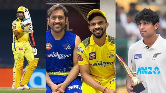 Robin Uthappa, Ruturaj, Dhoni, Rachin Ravindra