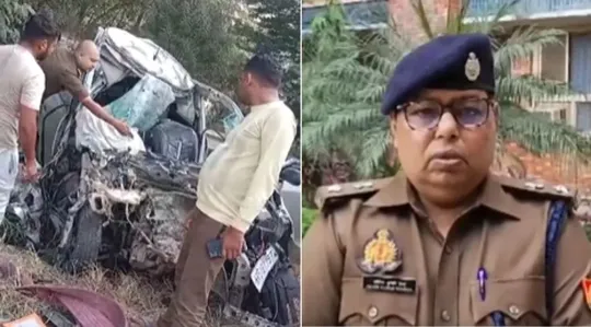 5 dead greater noida road accident