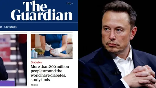 The Guardian, Elon musk, X