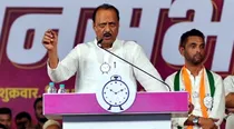 Ajit Pawar rally