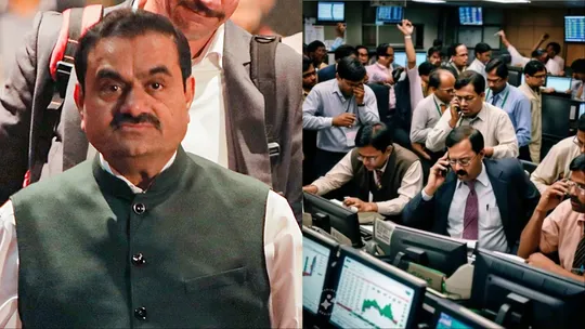 Indian stock market Adani stocks crash up to 20 percent BSE Sensex opens over 400 points down