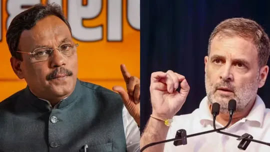 bjp leader vinod tawde sent defamation notice to congress leader rahul gandhi over cash for votes allegations