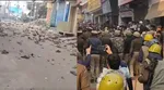 Sambhal Shahi Jama Masjid survey Tension escalates heavy police stone pelting