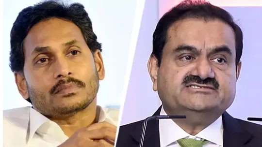 Jagan Mohan Reddy Gautam adani chandrababu naidu