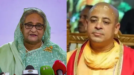 Bangladesh ex PM Sheikh Hasina issues statement in support of Hindu priest Chinmoy Das