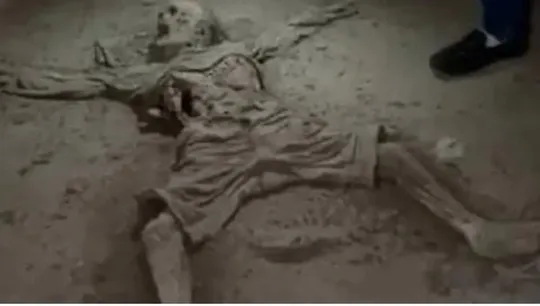  skeleton recovered from a closed madrasa in Kanpur, which is now being said to be that of a missing child. 