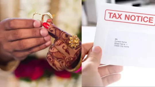 income tax notice for return gift after attending marriage  