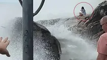 Russian actress Kamilla Belyatskaya swept away to death by a giant wave while meditating on Thailand beach