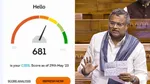 CIBIL, Karti Chidambaram, Credit score