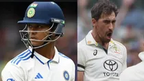 Yashashwi jaiswal mitchell starc  adelaide test 
