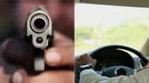 Shot in stomach driver keeps driving 