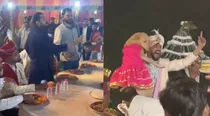 Watch viral videos of weddings. Groom dancing with dog and uninvited guests