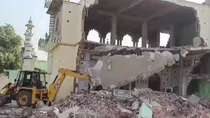 Noori Jama Masjid Partially Demolished in UP