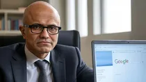 Satya Nadella highlights Google’s dominance in browser and search markets, earning more from Windows than Microsoft.