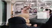 A naked man entered ladies coach Mumbai local train