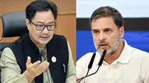 bjp kiren rijiju on rahul gandhi says scuffle is not sign of masculinity