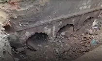 sambhal Rani stepwell found during digging well with jcb in Chandausi