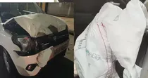 Mumbai car airbag accident 