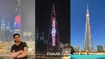 Shahrukh Khan on Burj Khalifa