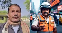 MP Police fined a pedestrian Rs 300 for not wearing a helmet