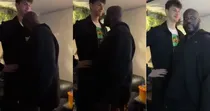 Shaquille O'Neal meets Olivier Rioux