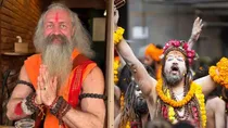 Kumbh Mela Muscular Baba a 7-Foot Monk Originally from Russia