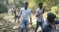 bear attacked a deputy ranger in kanker two people died area monitored drone and JCB