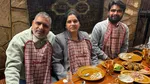 Father-son dinner Viral Photo