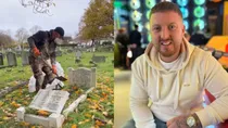 england man clean grave buys house for his family