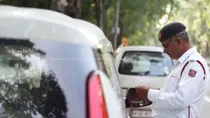 traffic police challan health department officer meerut