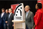 doomsday clock which tells how far is ending of the world made by einstein and oppenheimer