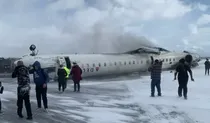 Delta Airlines Plane Crashes flipon Toronto Pearson International Airport in Canada, 15 passengers injured