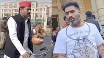 yogi adityanath sp atul pradhan akhilesh yadav