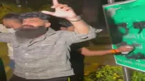 Delhi Akbar Road Humayun Babar Sign Board Blackened Shivaji Maharaj Poster