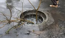 Narela Delhi Two laborers died of suffocation in sewer cleaning accident.