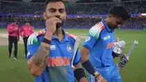 Champions Trophy 2025 Virat Kohli kissed the locket after scoring a century india match won pakistan