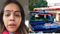bjp minority leader nazia elahi accident video up police