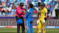 Champions Trophy 2025 Ravindra Jadeja stopped by umpires due to heavy taping ind vs aus