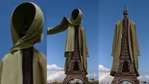Hijab, Eiffel Tower