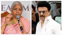 TamilNadu Rupee symbol change controversy nirmala sitharaman mk stalin