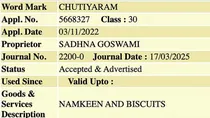 trade marks chutiyaram biscuit brand withdraws order